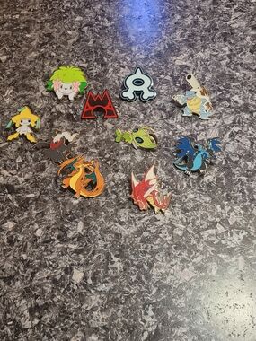 Pokemon Enamel Pin Lot - multicolor
